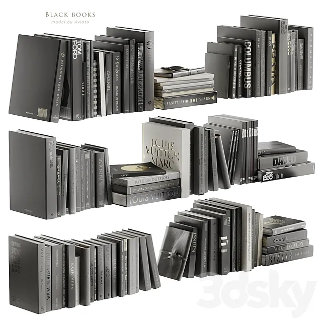 black books 3DModel