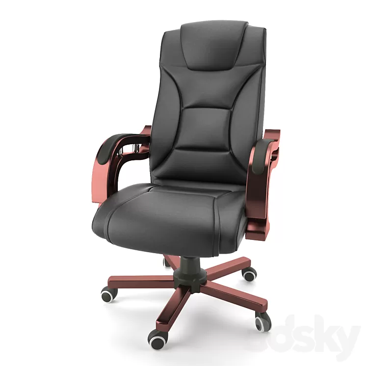 Black Boss Massage chear 3D Model