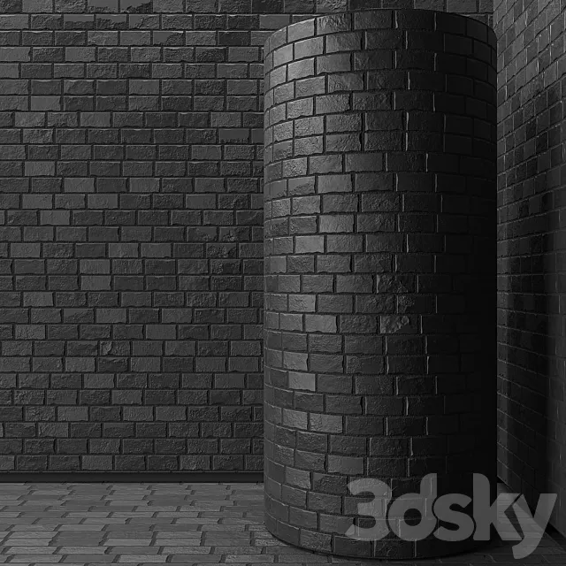 black brick 3D Model