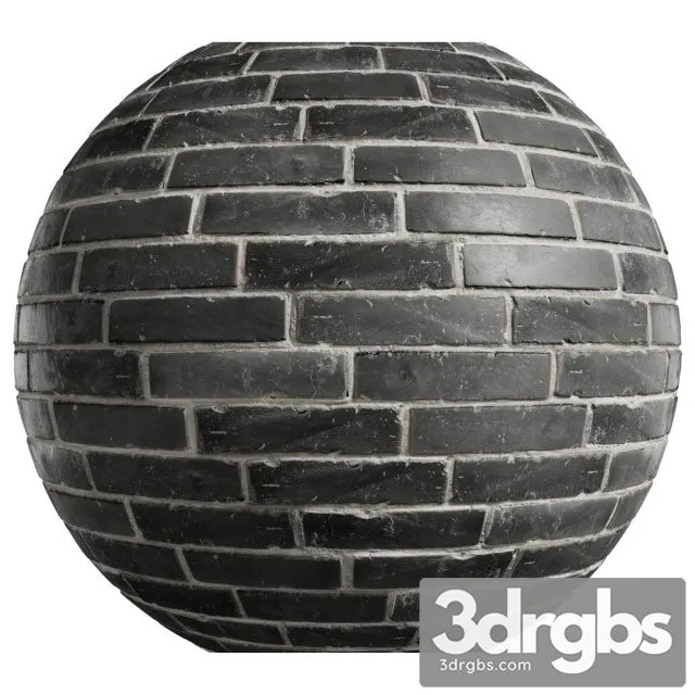 Black Bricks 058 4K 3D Model Free