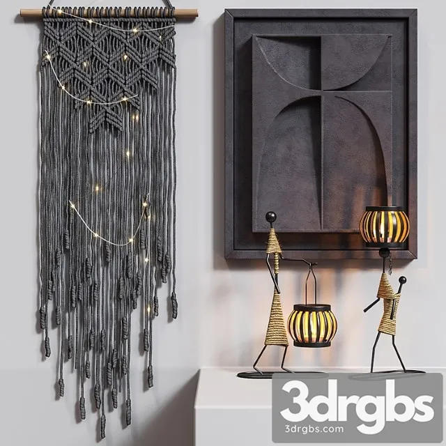 Black macrame