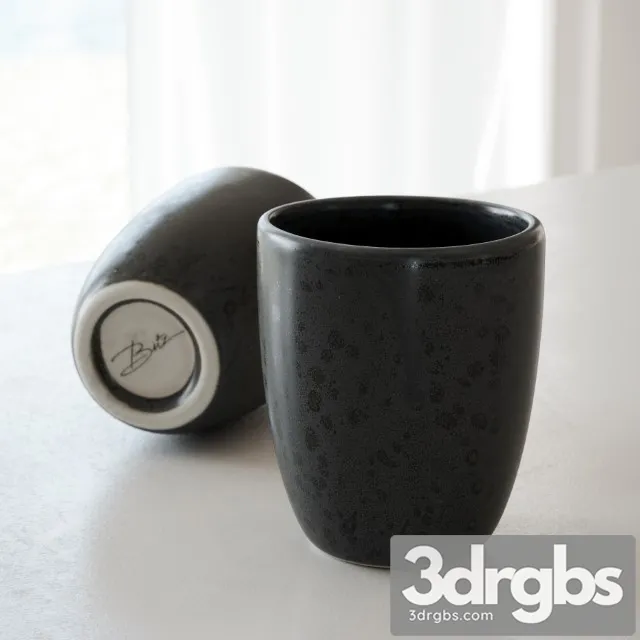 Black Mug 01 3D Model Free
