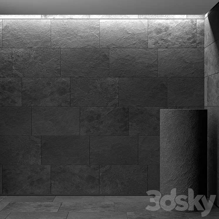 black slate 3D Model