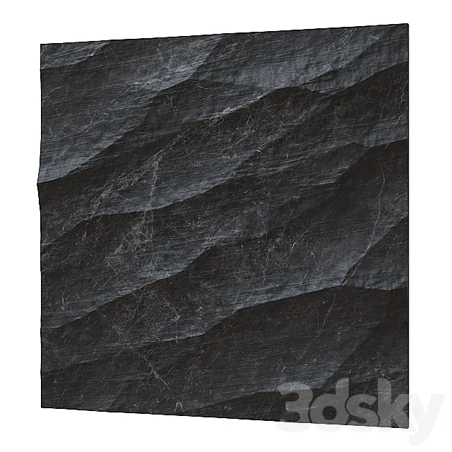 Black stone. 3D Model