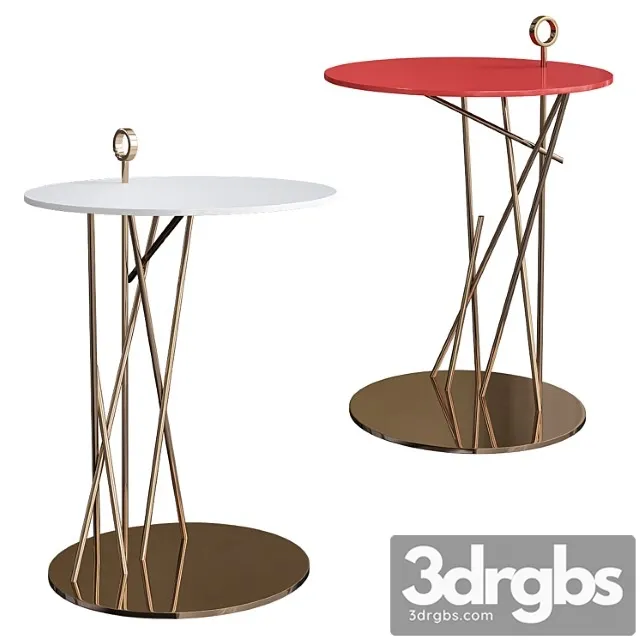 Black tie tao side table by claudia campone and martina stancati 2 3D Model Free
