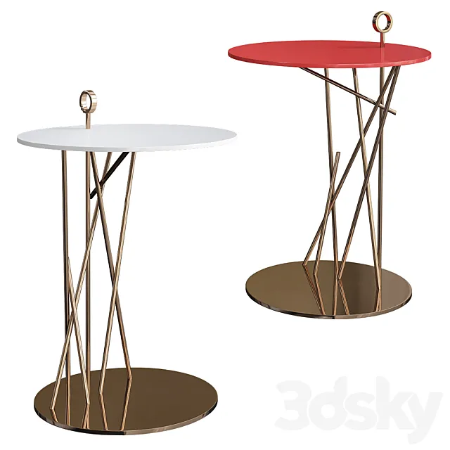 Black Tie TAO SIDE TABLE BY CLAUDIA CAMPONE AND MARTINA STANCATI 3DModel