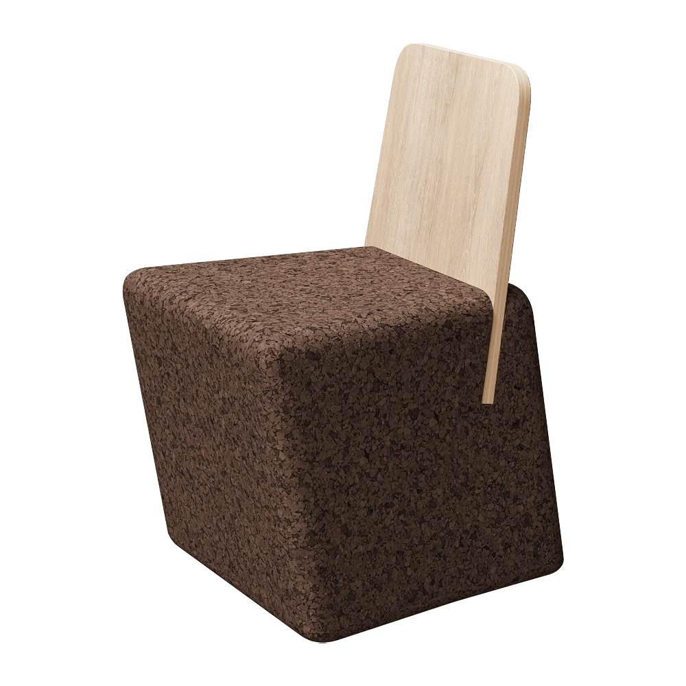 Blackcork - Chair Cut 3D Model