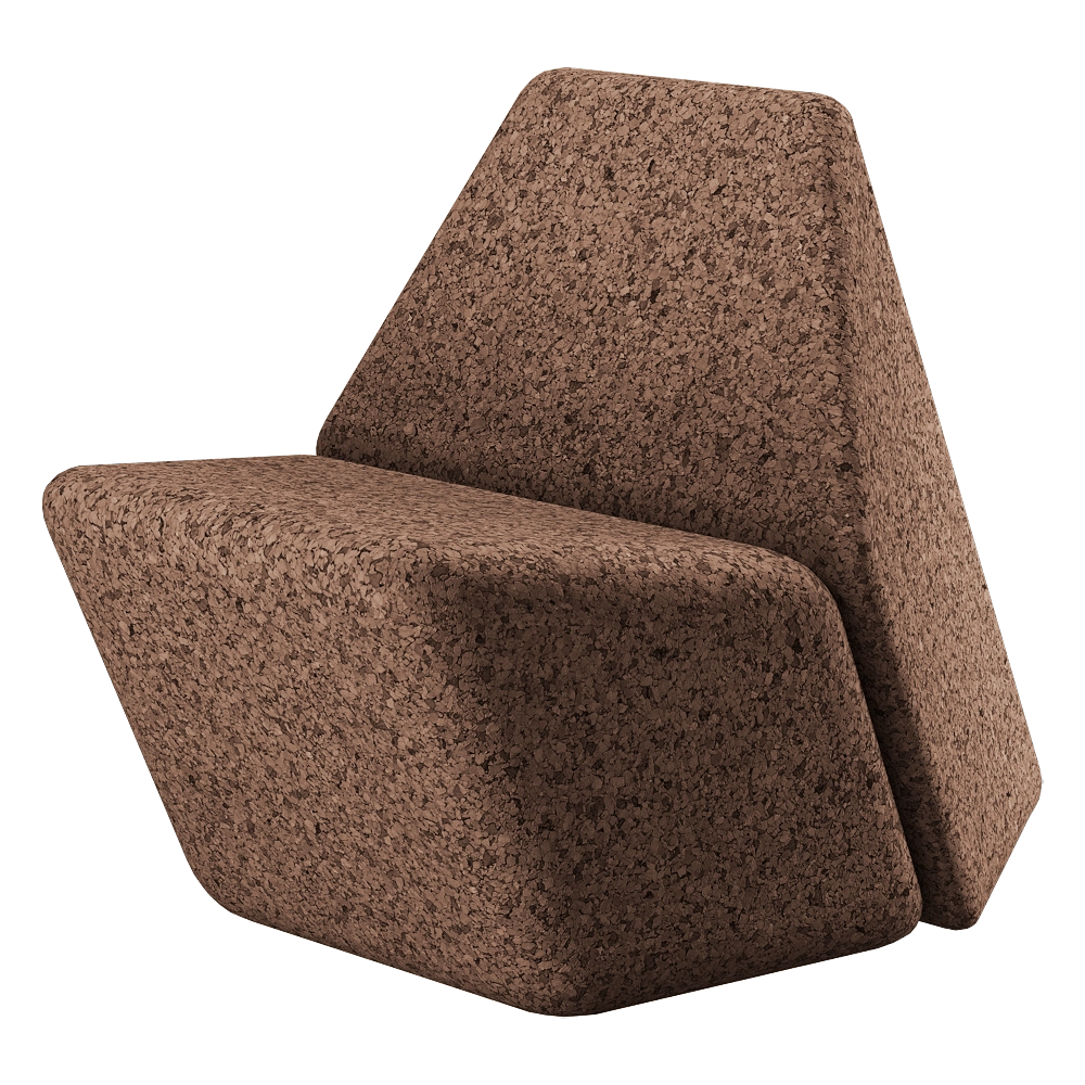 Blackcork - Lounge chair Cacao 3D Model