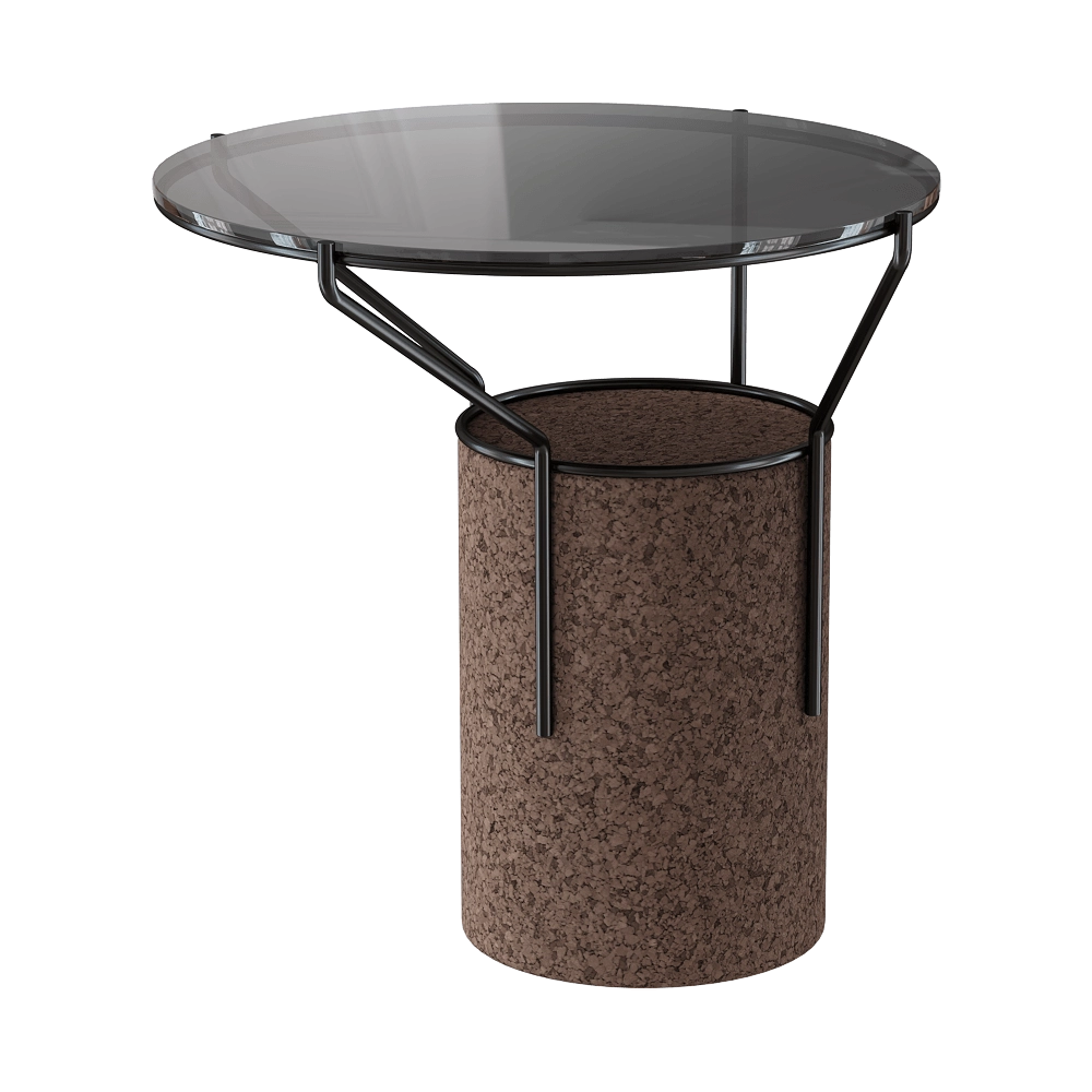 Blackcork - Side table Frame 3D Model