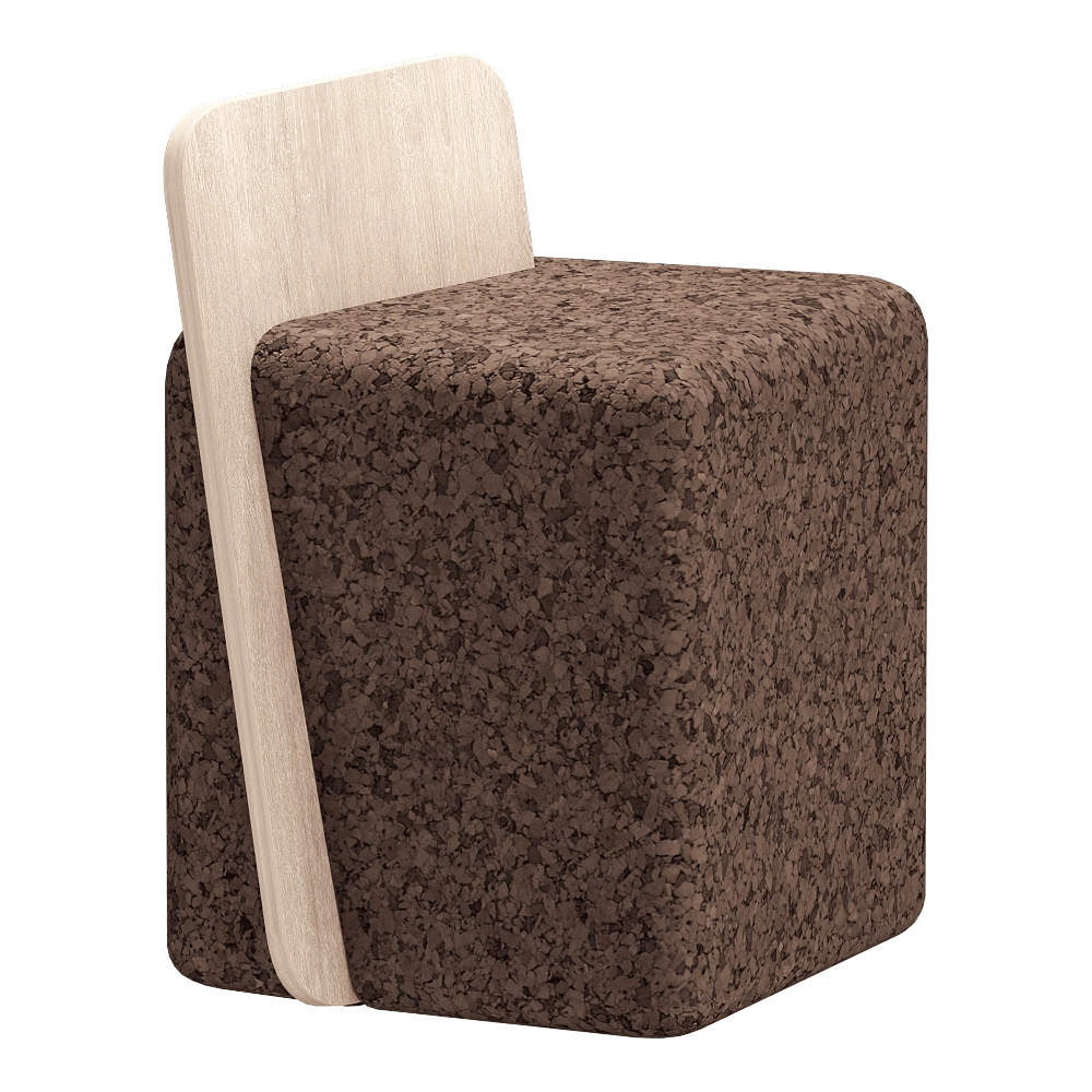 Blackcork - Stool Cut 3D Model