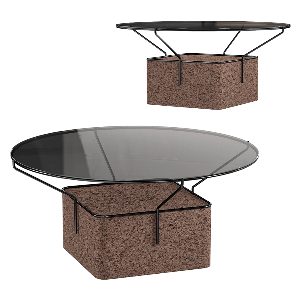 Blackcork - Table Frame Low 3D Model