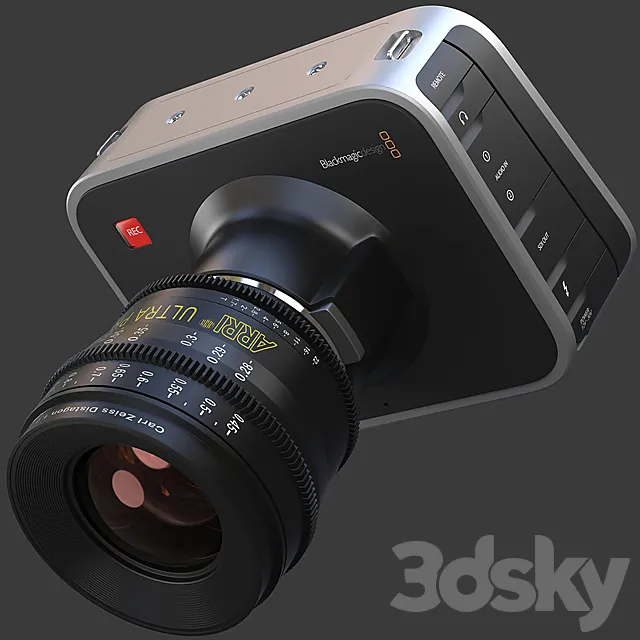 BlackMagic Cinema Camera EF 3D Model