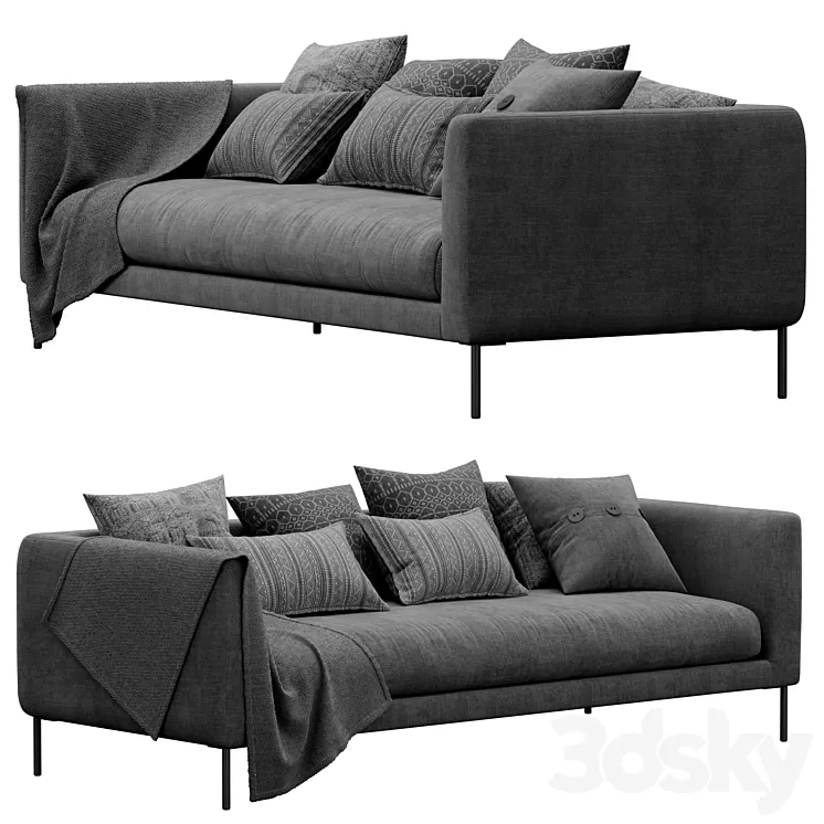 Blade wendelbo sofa 3D Model