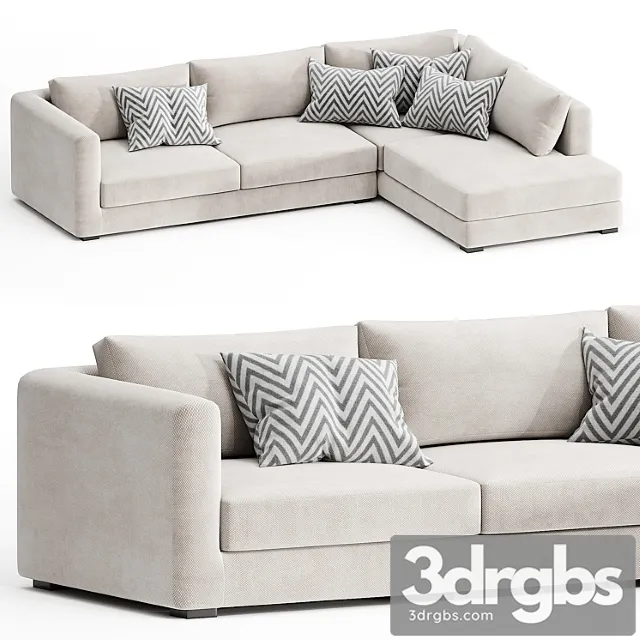 Blake large open end corner sofa 64