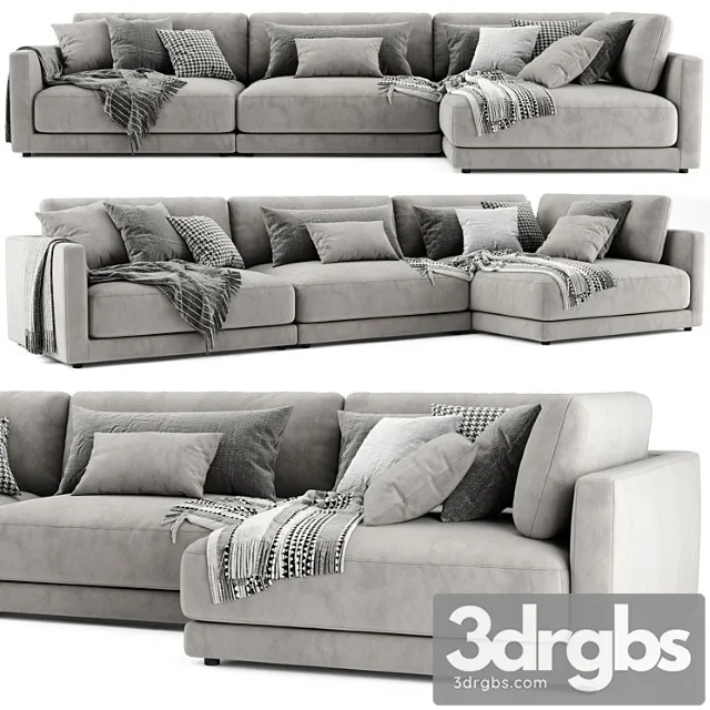 Blanche katarina chaise longue sofa