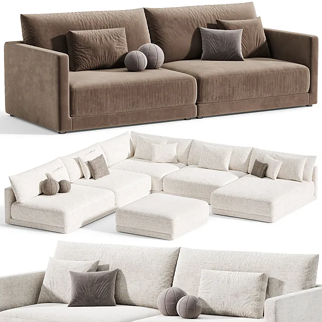Blanche Katarina Corner Sofa By blanche 3D Model