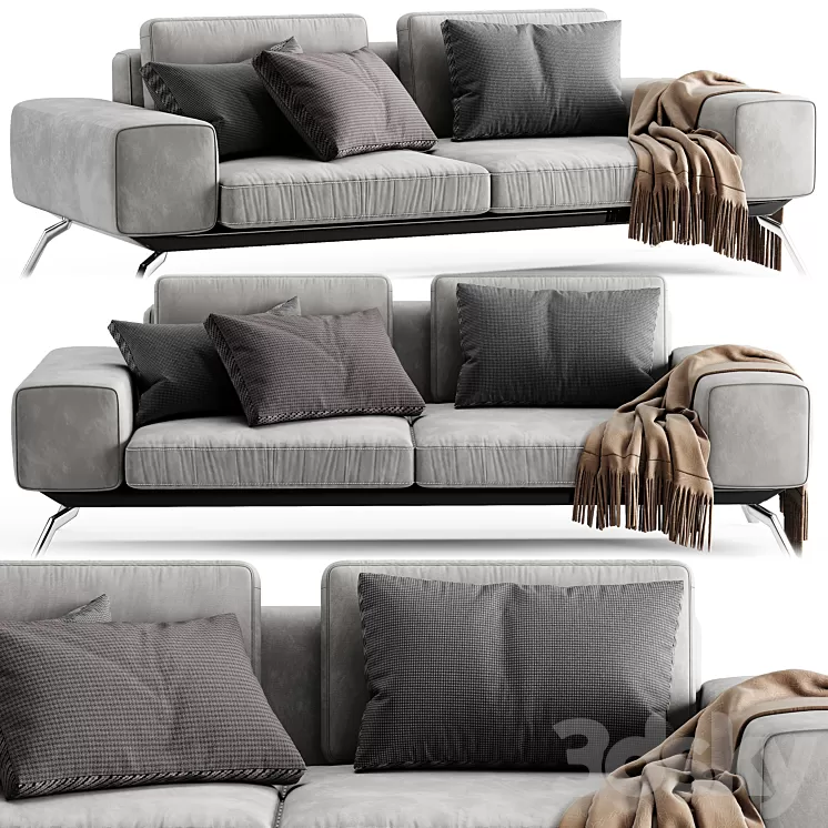 Blanche Linda 2 Seater 3D Model Free