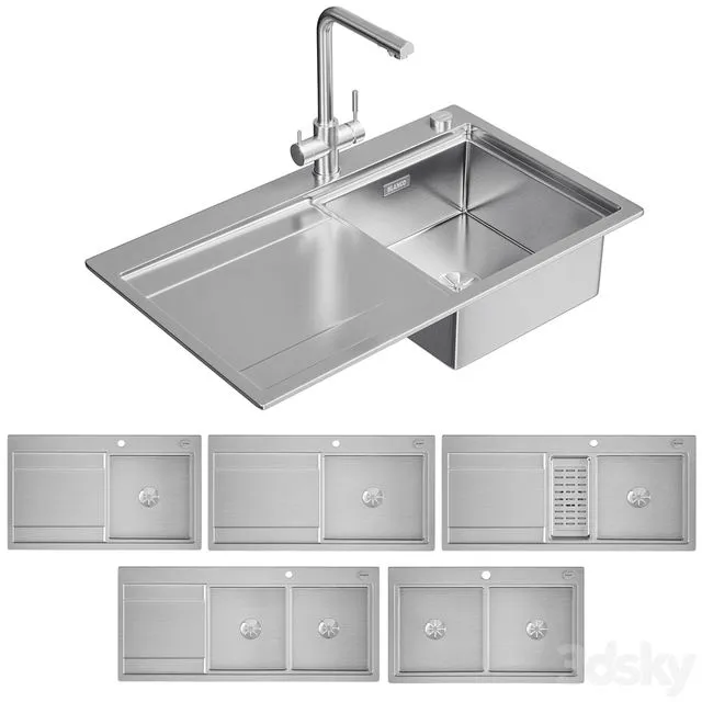 Blanco Divon II 45-5-6-8S-8 IF 3D Model