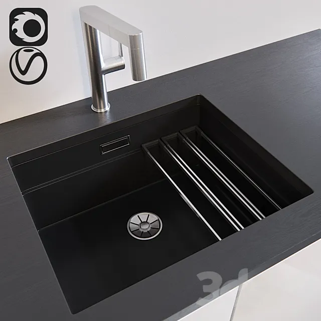 Blanco ETAGON & Blanco PANERA 3D Model