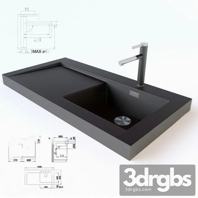 Blanco Modex M60 Linee S 3D Model Free