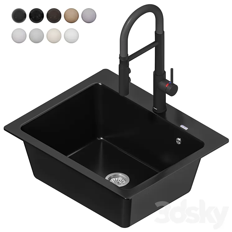 Blanco Naya 6 and Catris-S Flexo 3D Model