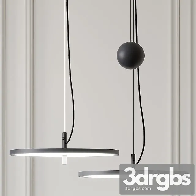 Blancowhite pendant by santa & cole 3D Model Free