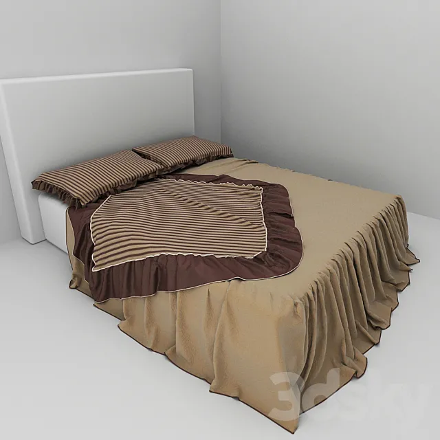 Blankets and pillows 3DModel