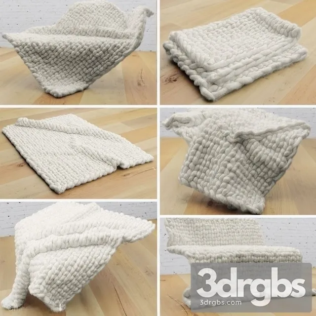 Blankets Rugs Wraps 3D Model Free