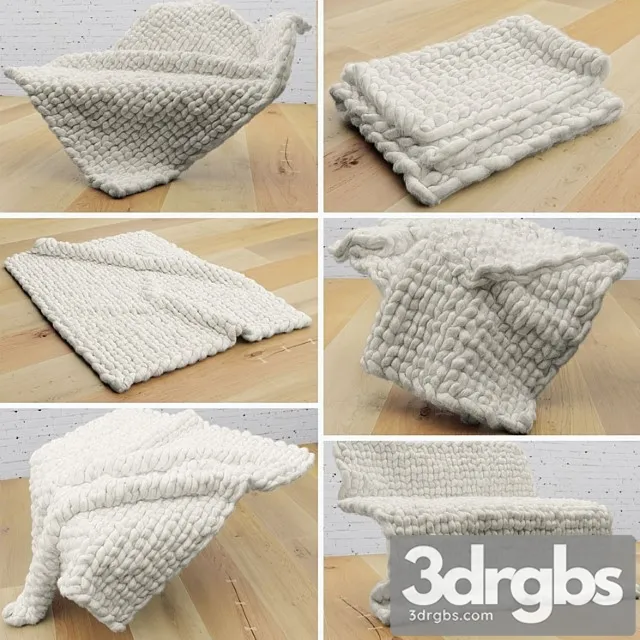 Blankets Rugs Wraps 3D Model Free