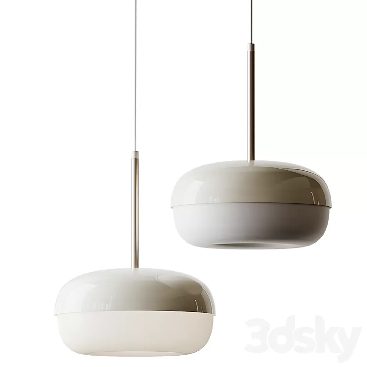 BLÅSVERK Beige Pendant Lamp 3D Model Free