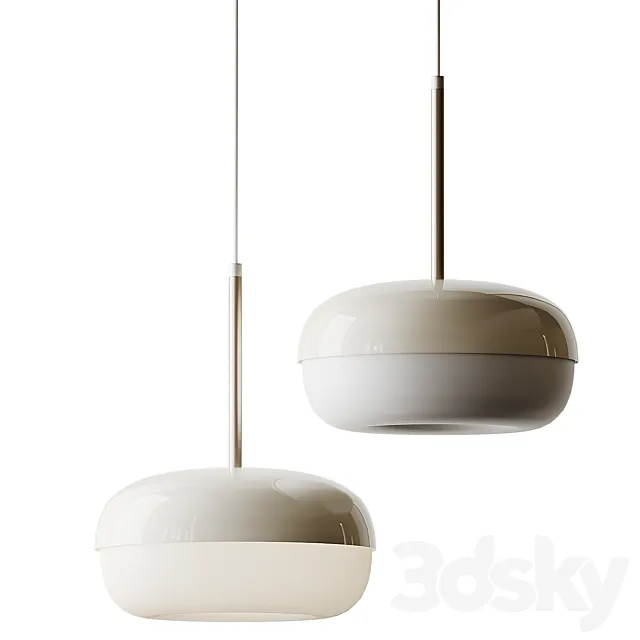 BLÅSVERK Beige Pendant Lamp 3DModel