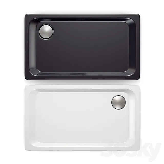 Blb Shower Tray 140?80 3DModel