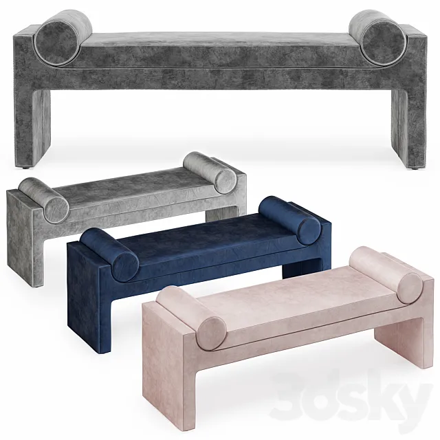 Blecker ottoman 3DModel