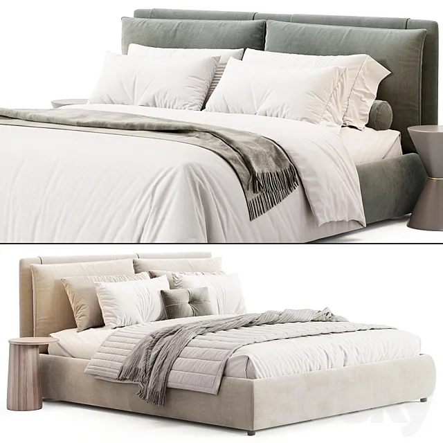 BLEND Bed by Diotti 3D Model