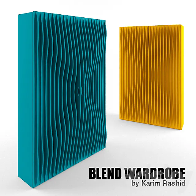 Blend Wardrobe by Karim Rashid 3D Model