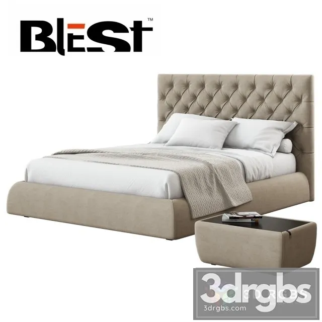 Blest Beatris 160 Bed 3D Model Free