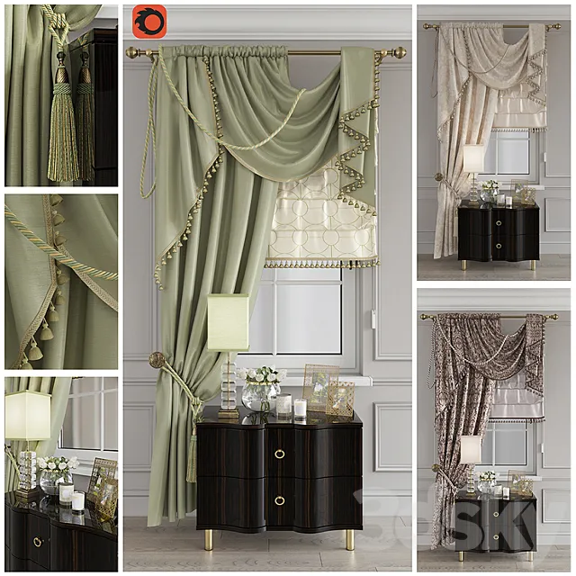 Blind classic 1 (Corona) 3DModel