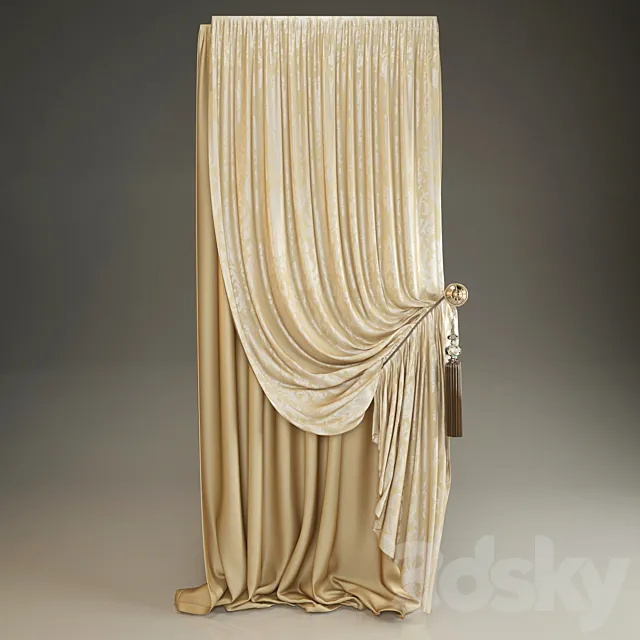 Blind classic jacquard 3DModel