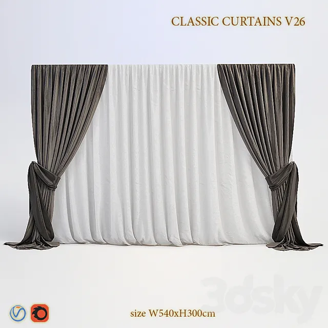 Blind classic V26 3D Model