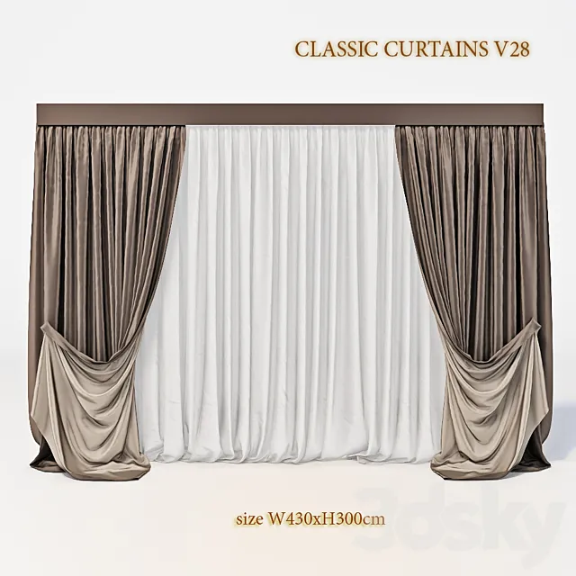 Blind classic V28 3D Model