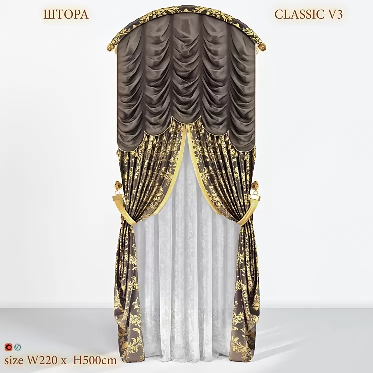 Blind classic V33 3D Model