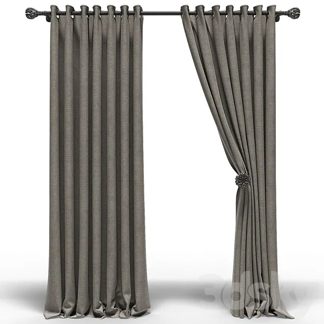 Blind with 2 eyelets 3DModel