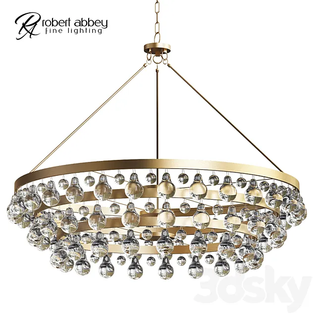 Bling Large Chandelier by Robert Abbey 3DModel