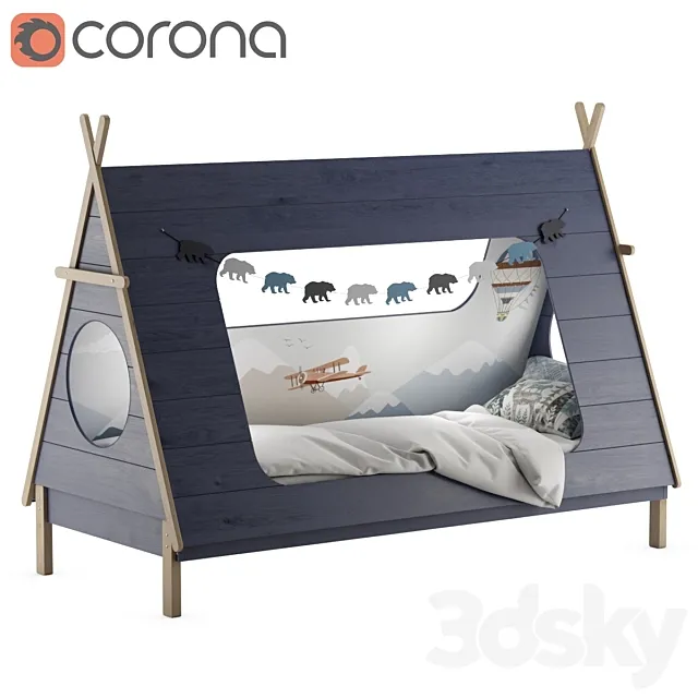 Bln Kids Tipi | Bed - hut Free Download