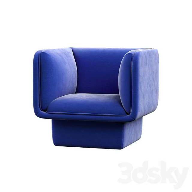 Block armchair Free Download