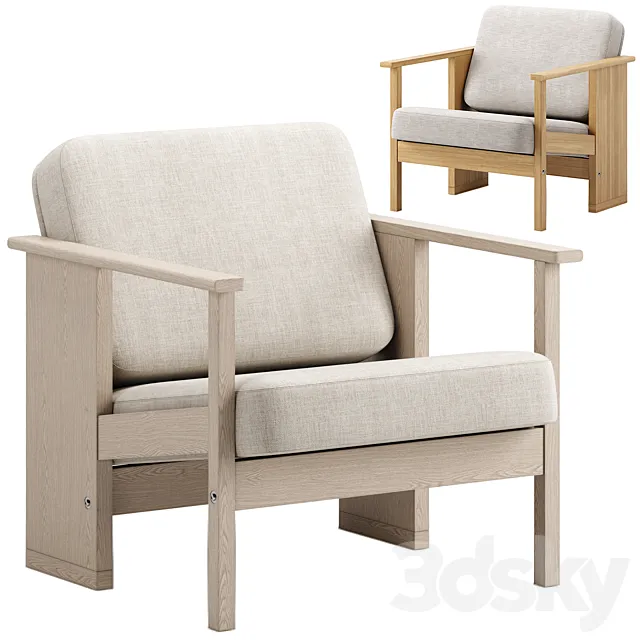 Block Lounge Chair - Form & Refine 3D Model