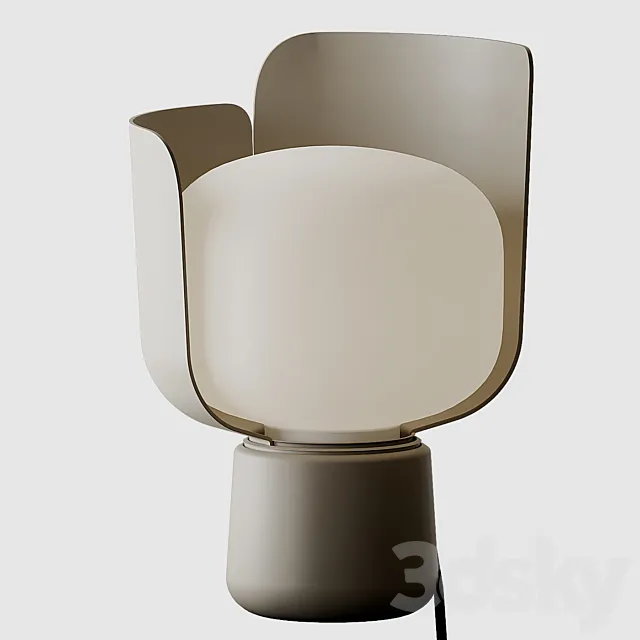 Blom table lamp from Fontana Arte 3DModel