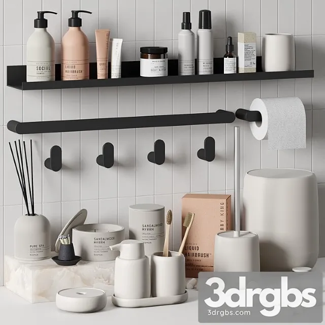 Blomus Bathroom Accessories 3D Model Free