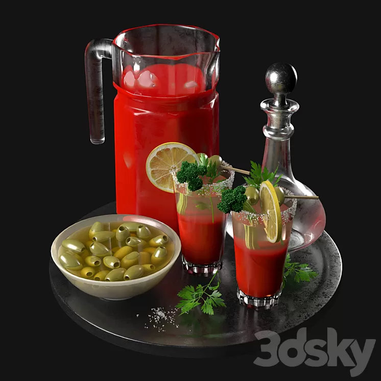 Bloody mary 3D Model