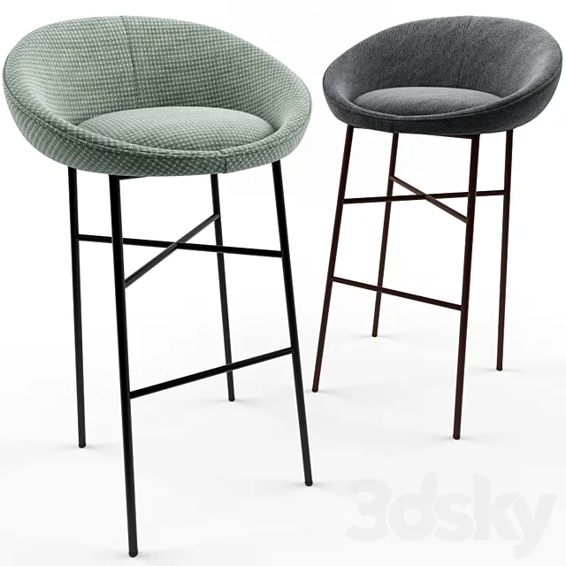 Bloom Bar Stool 3DModel
